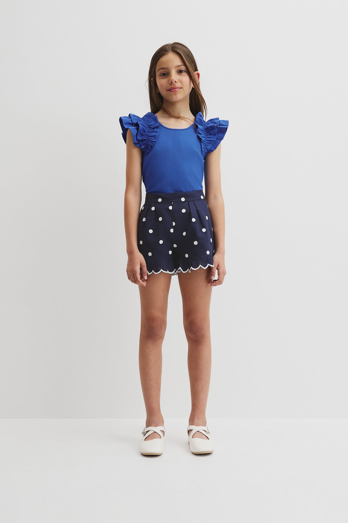 Ruffle Sleeve Tank