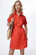 Flared Mini Dress
