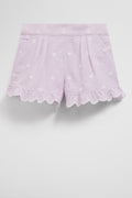Spot Scalloped Short