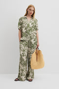 Print Pull On Cupro Pant