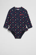 Geometric Floral Swimsuit