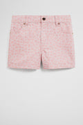 Hi Rise Denim Short
