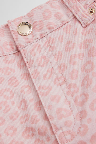 Hi Rise Denim Short