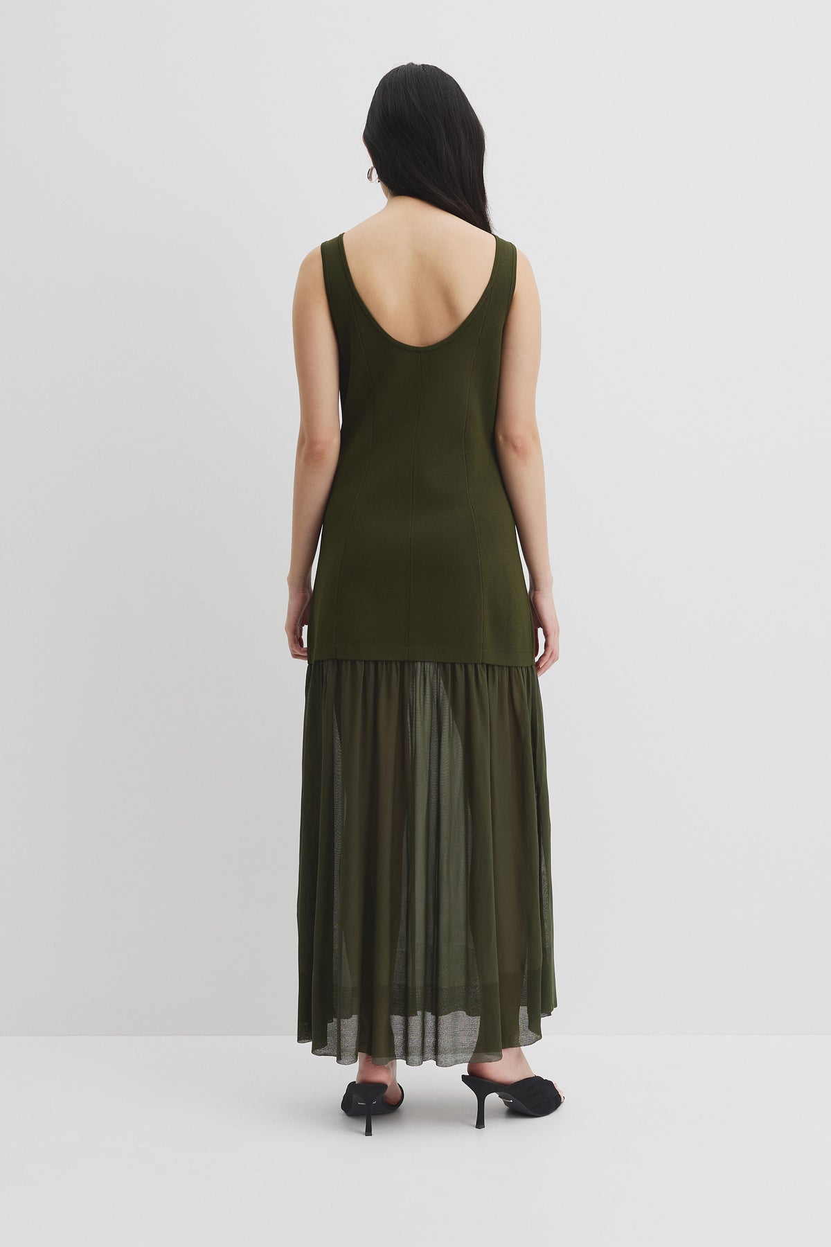 Boatneck Knit Dress