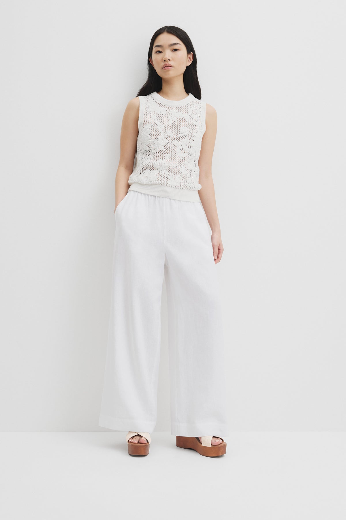 Organically Grown Cotton Applique Knit Tank