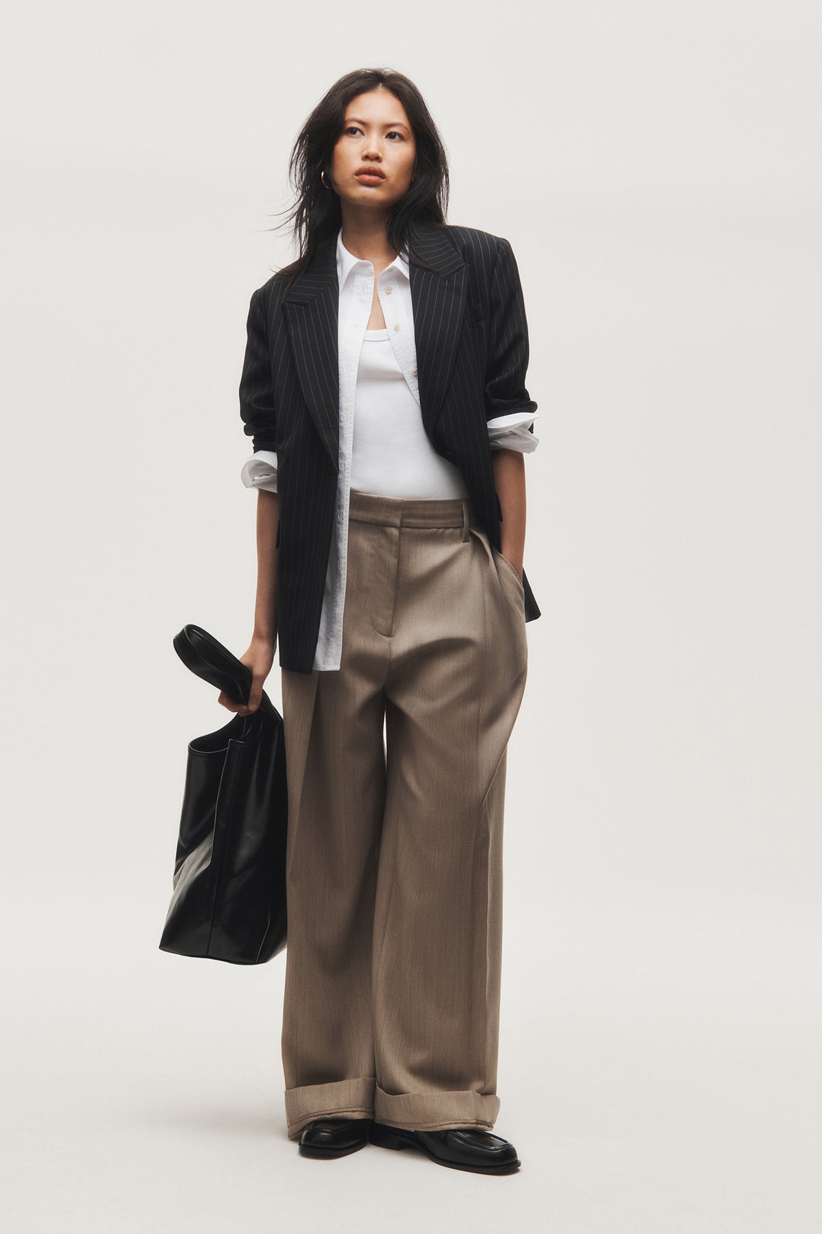 Pinstripe Blazer