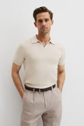 Australian Cotton Textured Knit Polo
