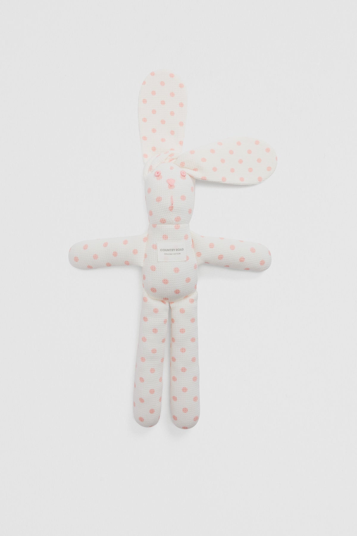 Organically Grown Cotton Waffle Bunny