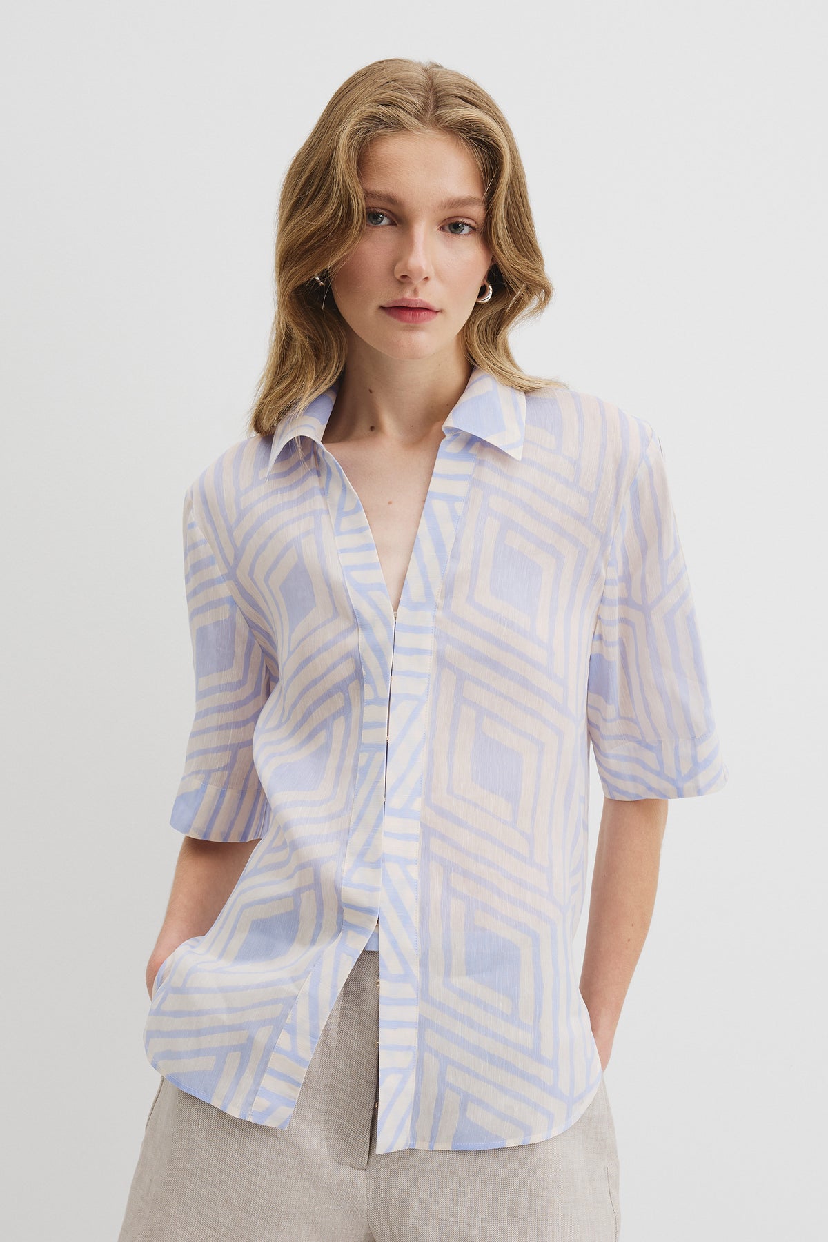 Print Utility Shirt