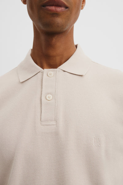 Short Sleeve Australian Cotton Textured Polo