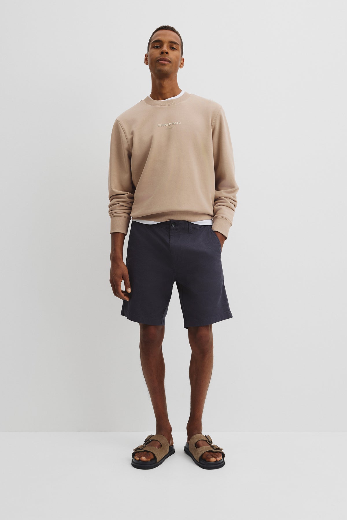 Cotton Stretch Textured Short