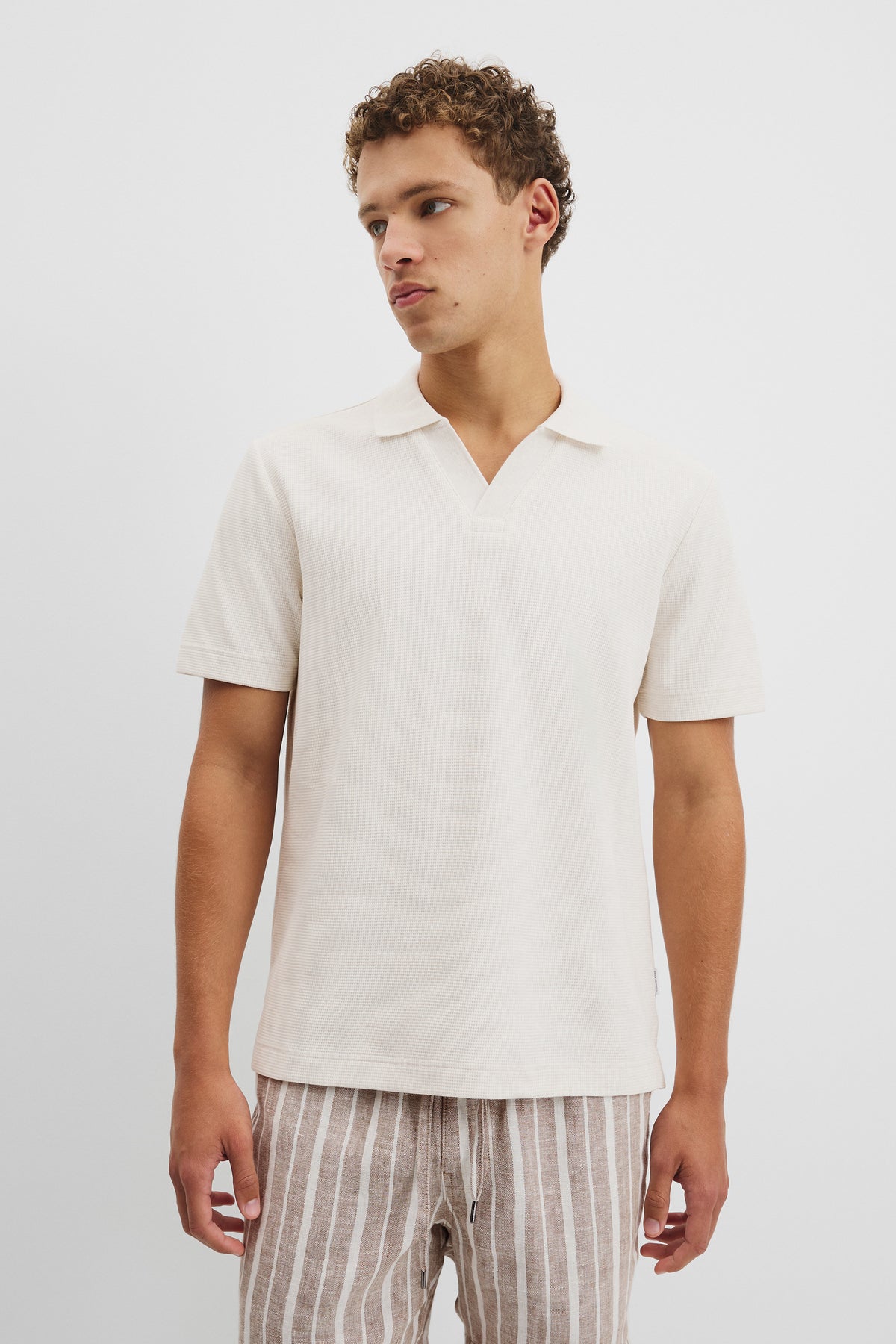 Australian Cotton Waffle Polo