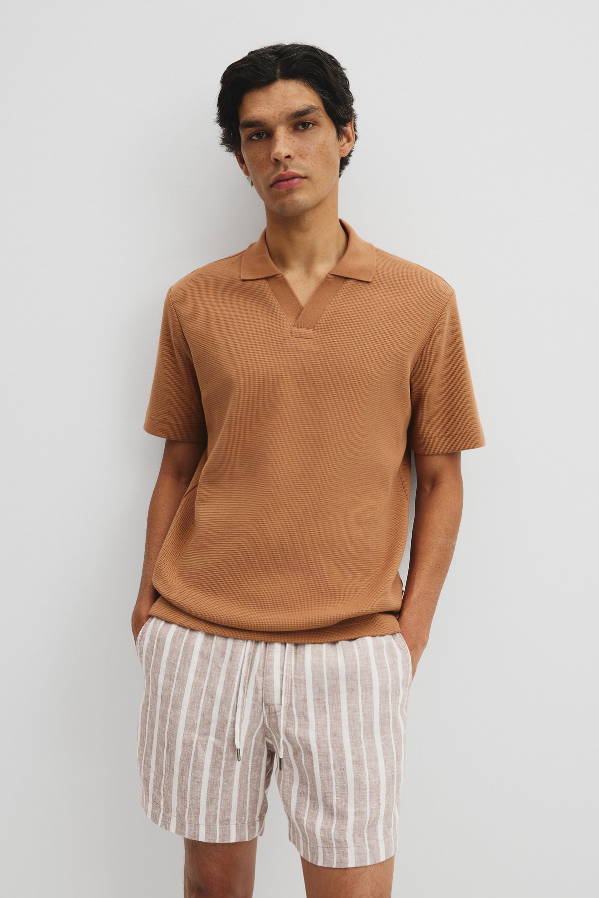 Australian Cotton Waffle Polo
