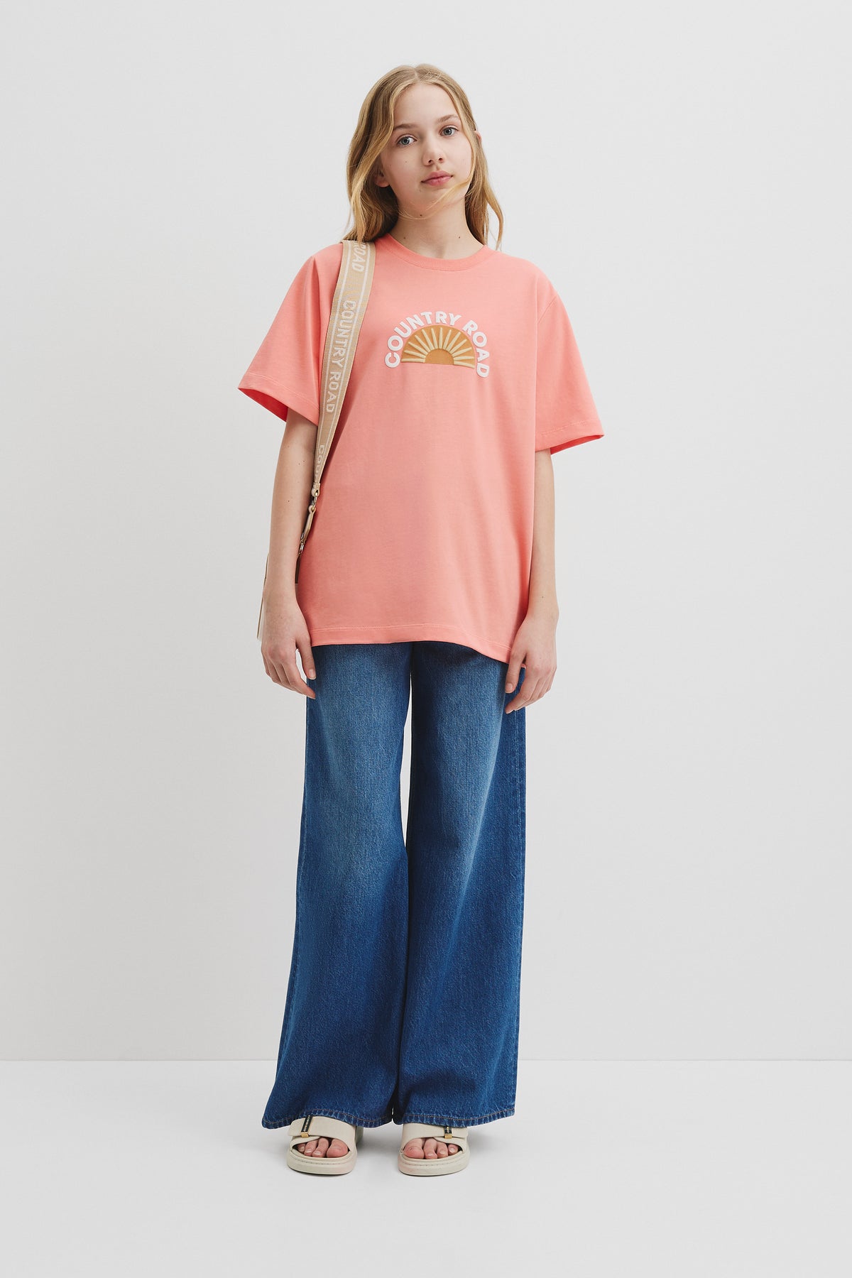 Teen Recycled Cotton Blend Sundial T-Shirt