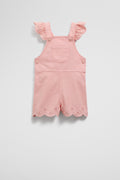 Organically Grown Denim Broderie Overall