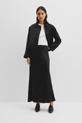 Satin Bias Skirt