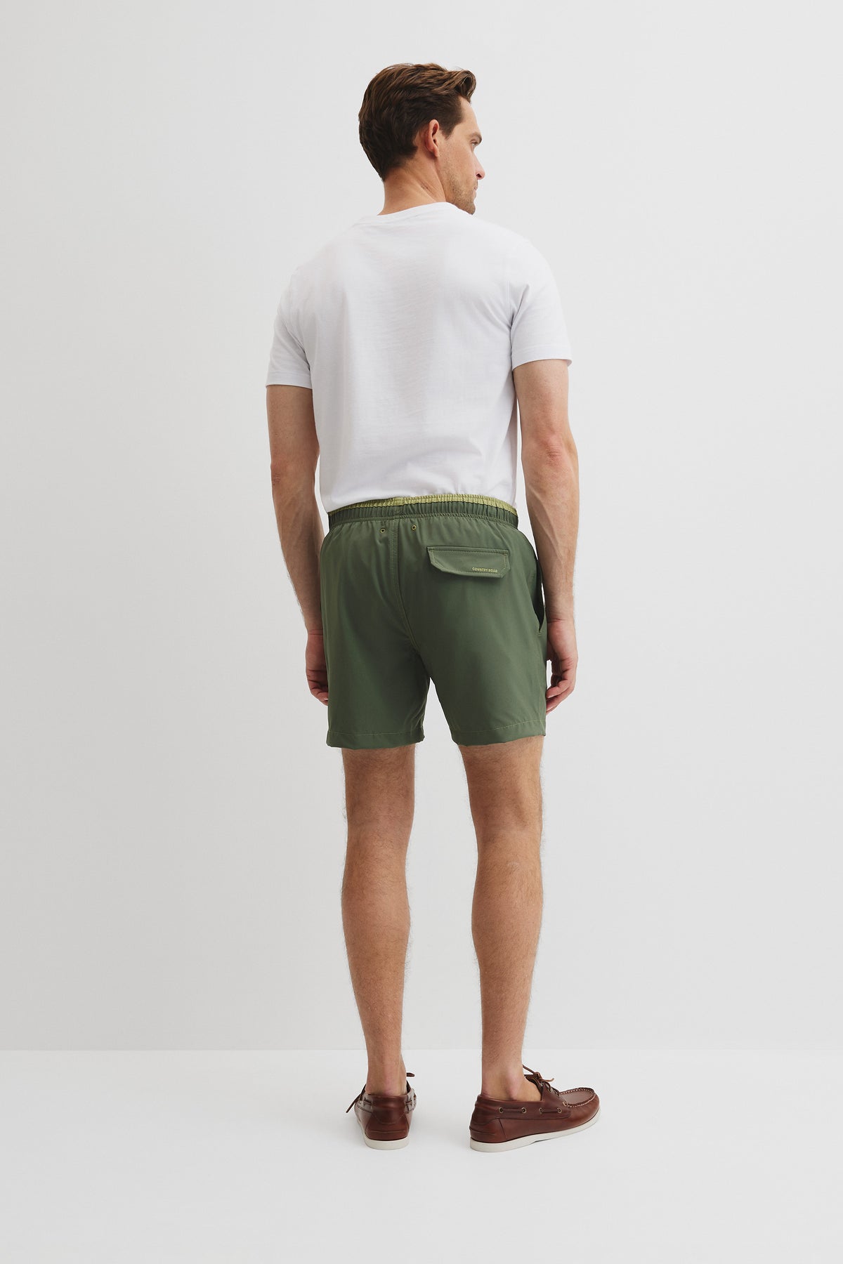 Recycled Polyester Blend Contrast Swim Short