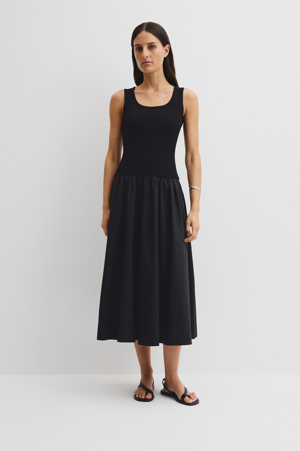 Spliced Tank Dress
