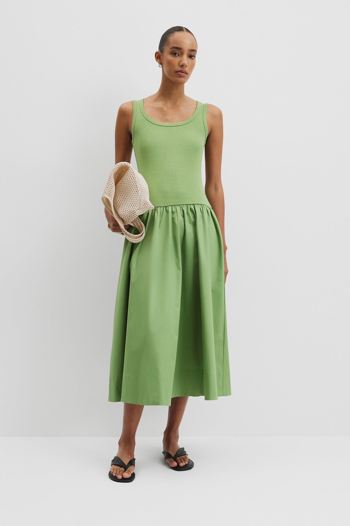 Spliced Tank Dress