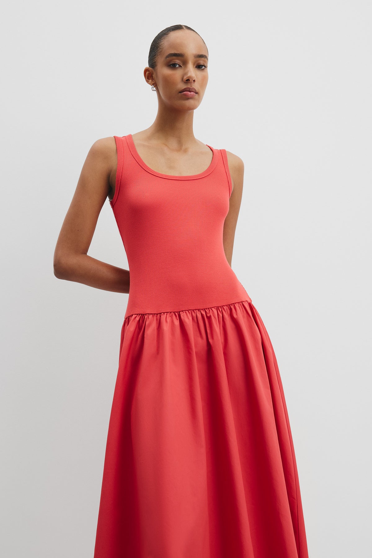 Spliced Tank Dress