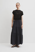 Tiered Maxi Skirt