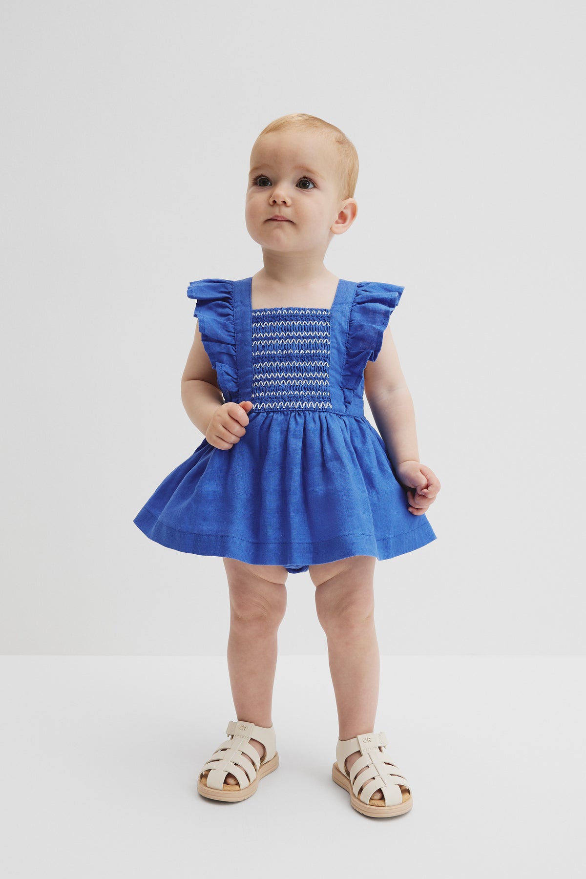 Smock Romper Dress