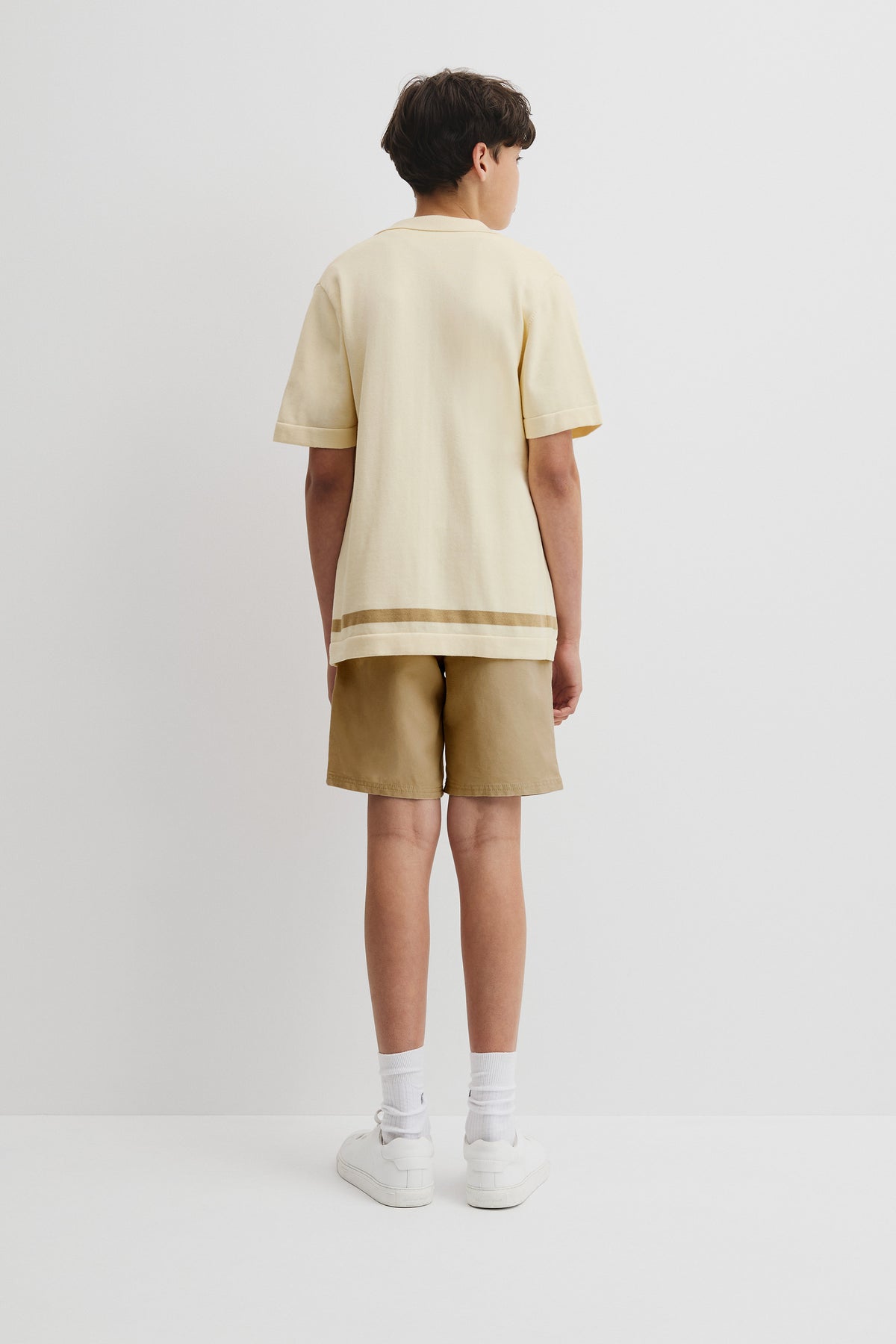 Teen Knit Stripe Detail Shirt