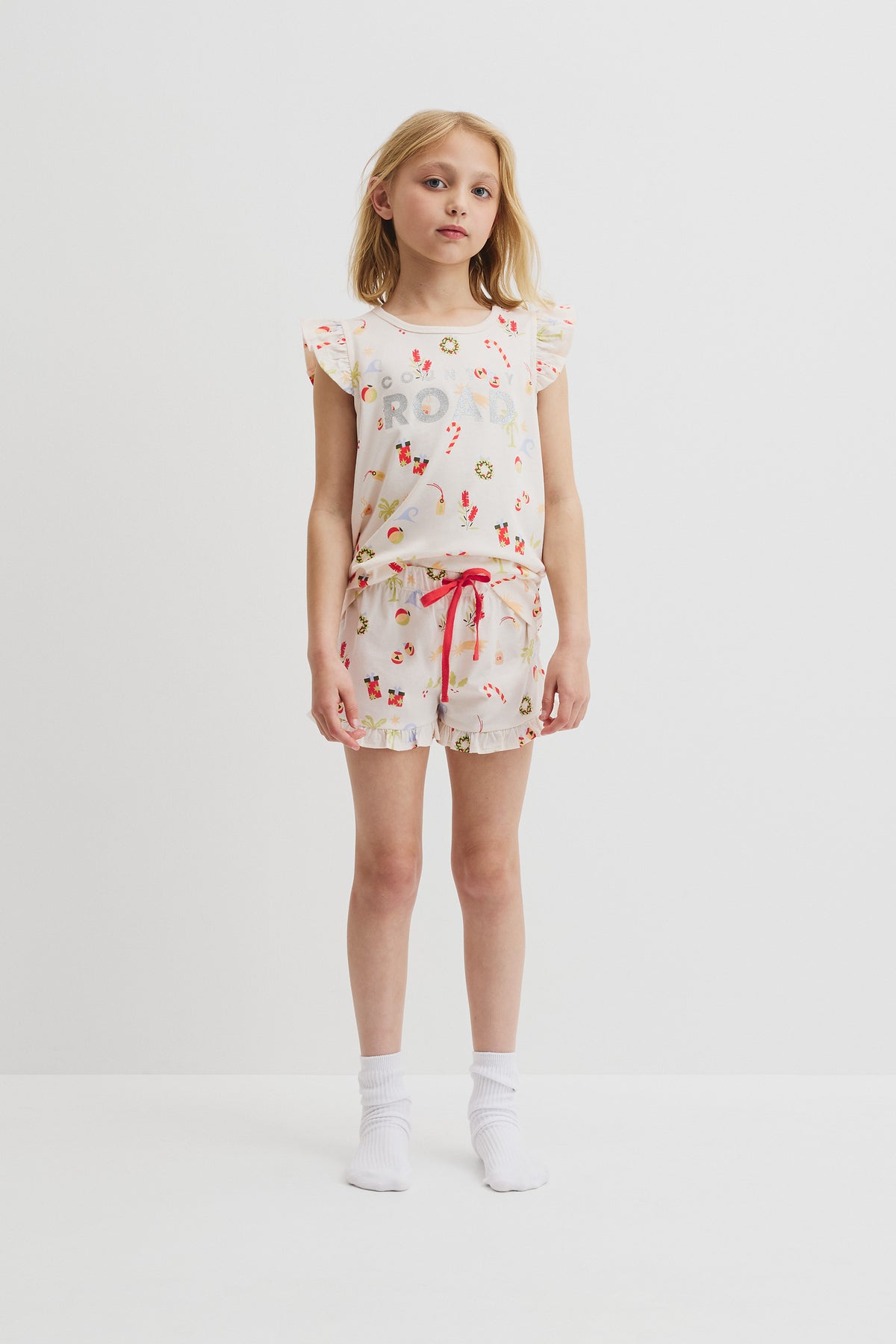 Australian Cotton Festive Print Pyjama Set