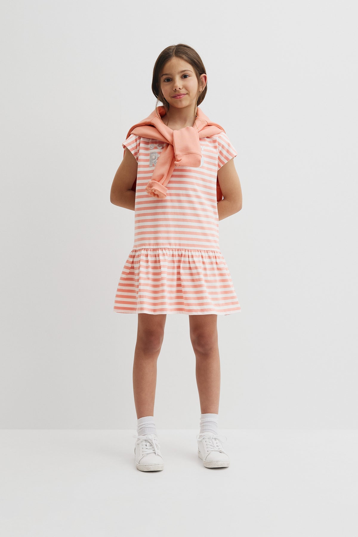 Drop Waist Logo T-Shirt Dress
