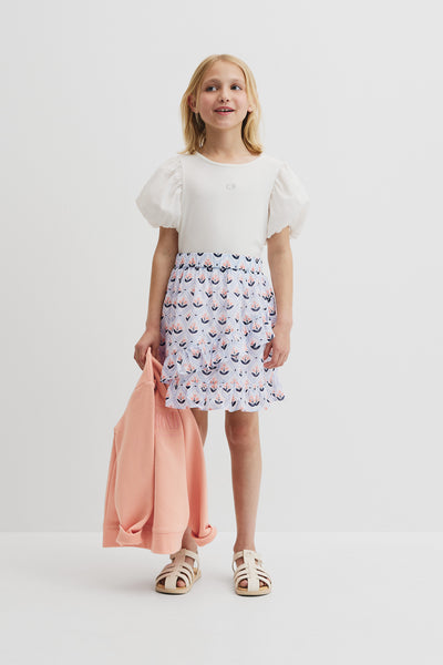 Ruffle Print Skirt