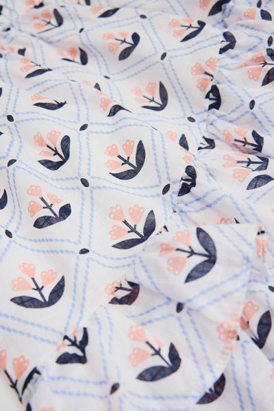 Ruffle Print Skirt