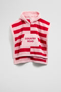 Block Stripe Poncho