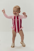 Block Stripe Swimsuit