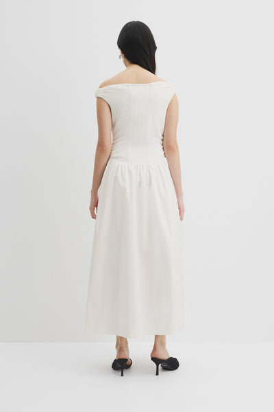 Off Shoulder Midi Dress
