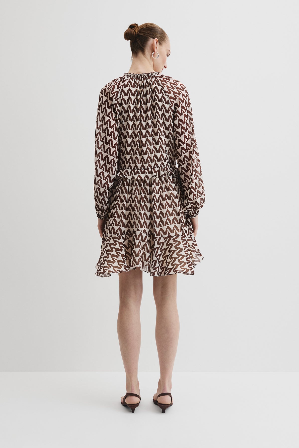 Print Drop Waist Mini