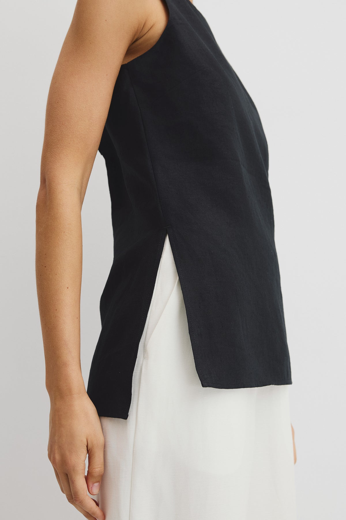 Organically Grown Linen Longline Cami