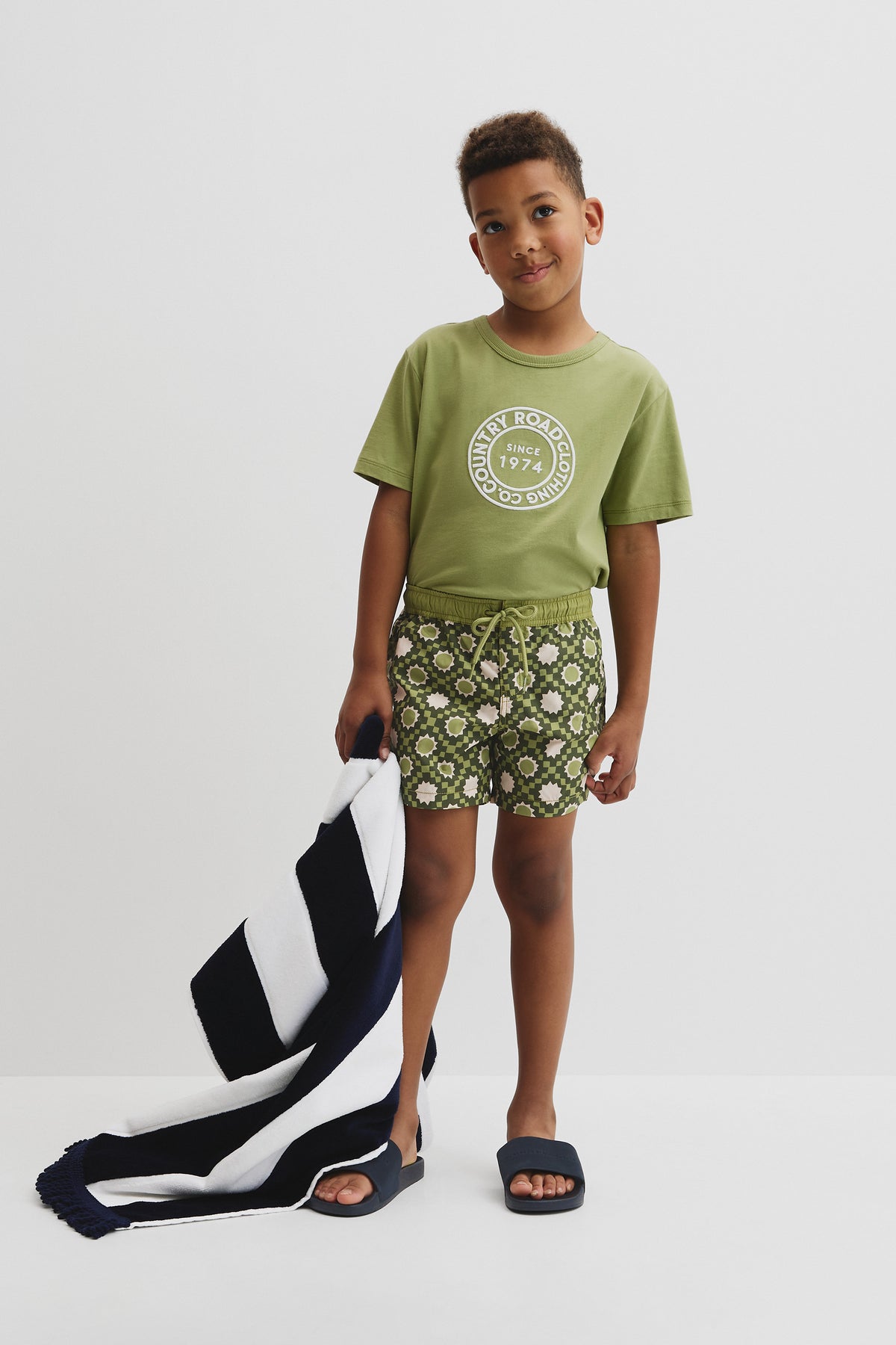 Star Geometric Board Short