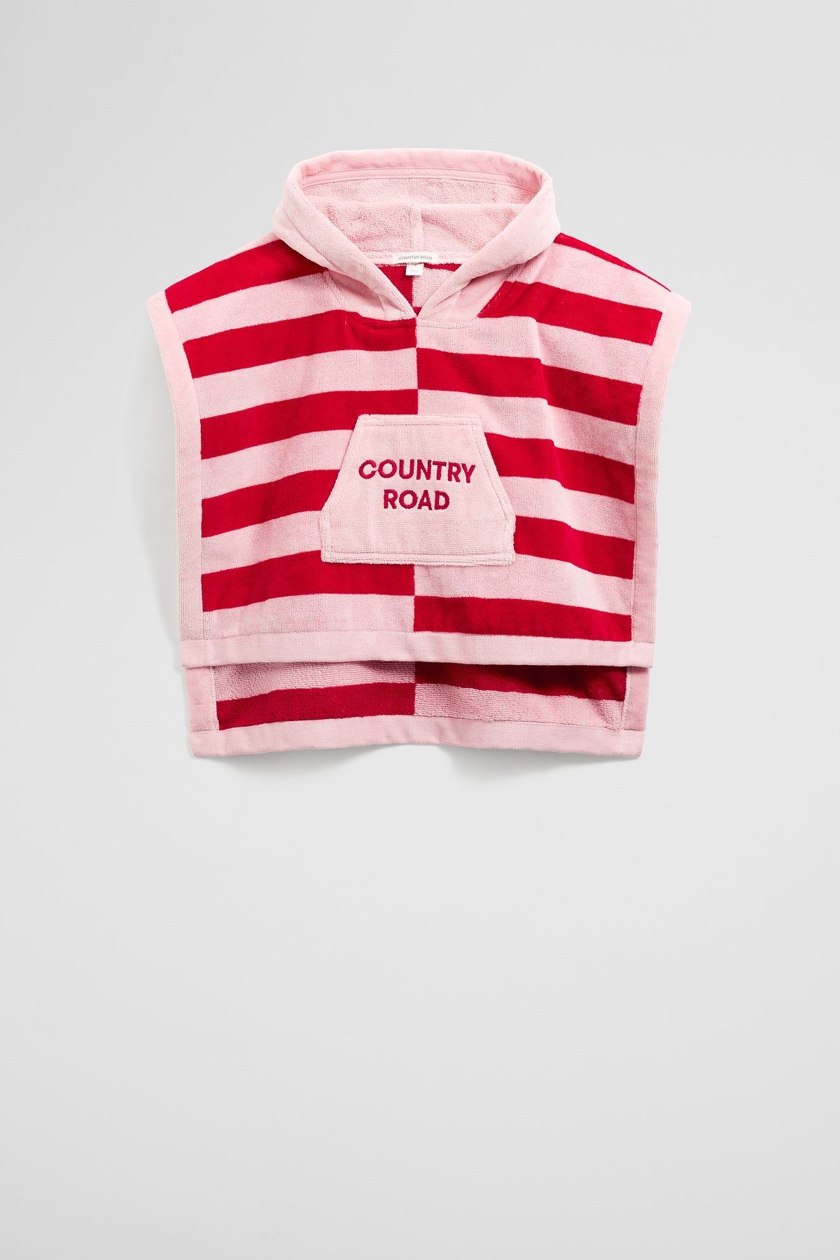 Block Stripe Poncho