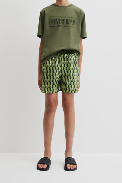 Teen Stripe Detail Board Short