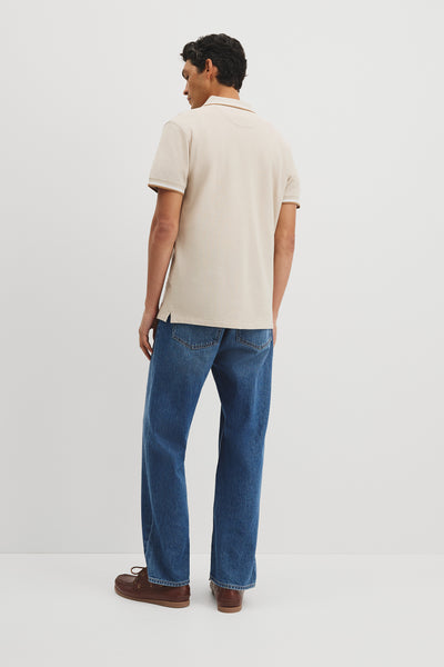 Australian Cotton Cr Logo Pique Polo