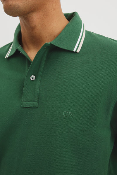 Australian Cotton Cr Logo Pique Polo