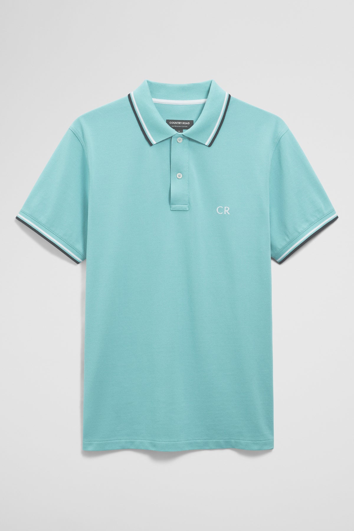 Australian Cotton Cr Logo Pique Polo
