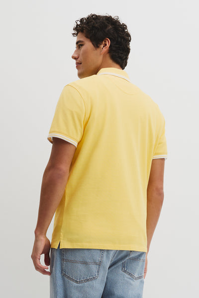 Australian Cotton Cr Logo Pique Polo