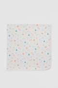 Organically Grown Cotton Fruit Print Blanket