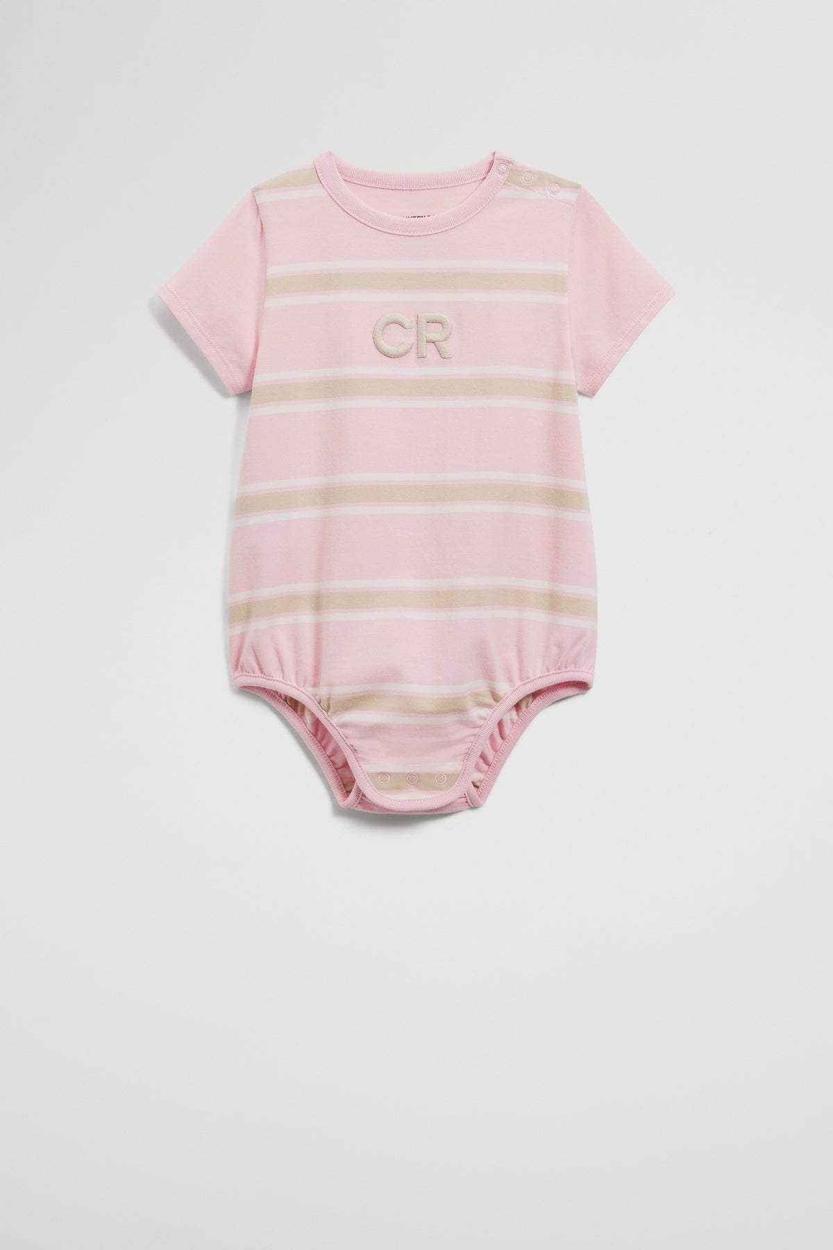 Organically Grown Cotton Logo Stripe Bodysuit