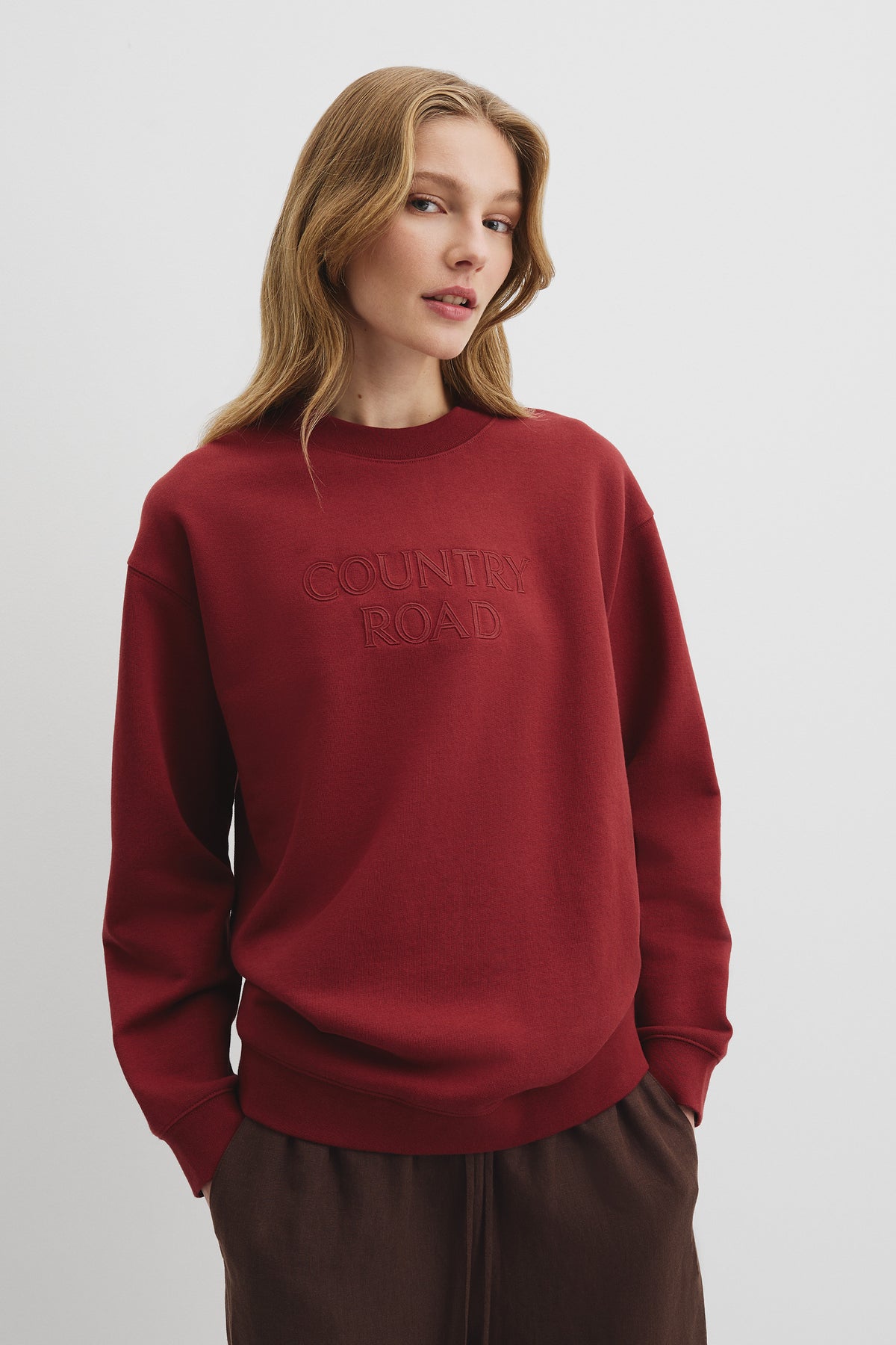 Australian Cotton Monogram Sweat