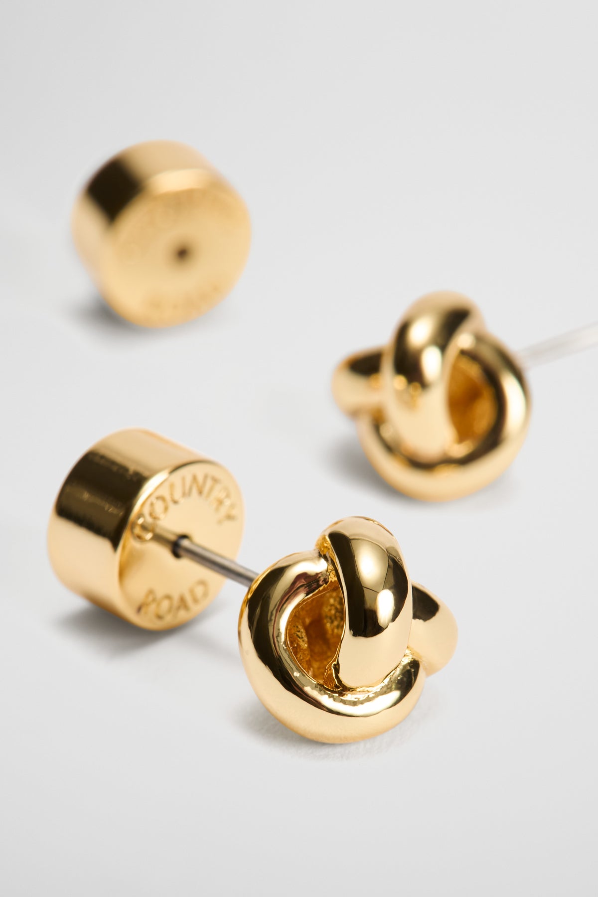 Lucia Knot Stud Earring