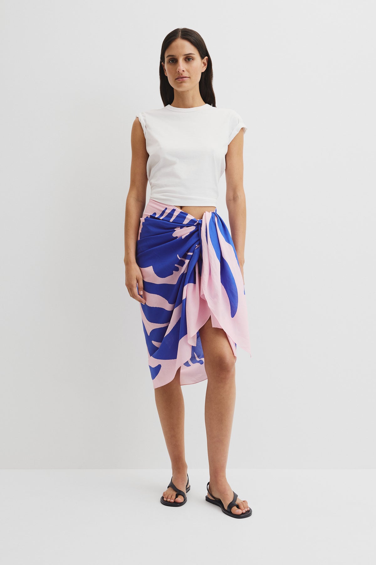 Cr X Julie White Print Pareo