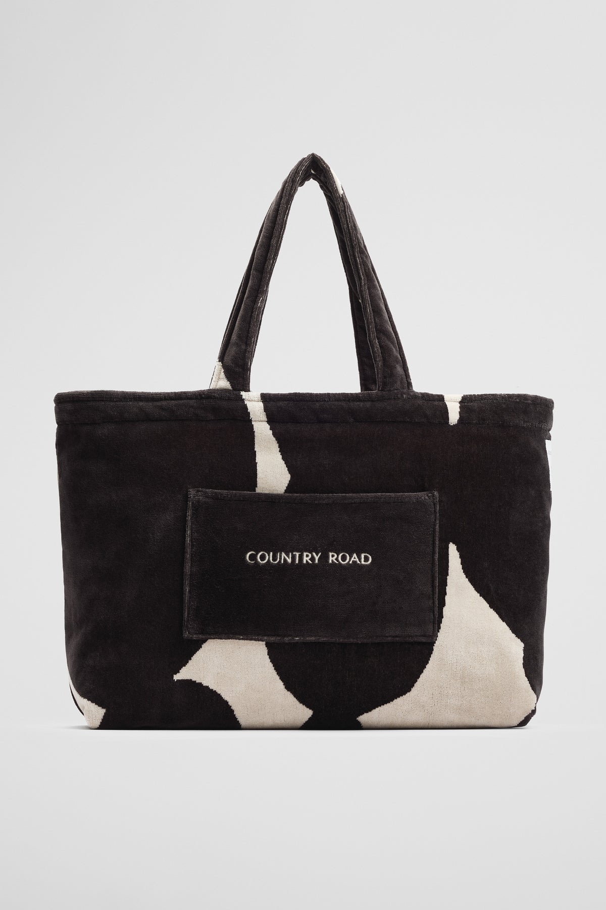 Cr X Julie White Terry Print Tote