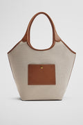 Lottie Canvas Hobo Shopper Bag